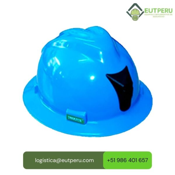 Casco de Seguridad Tridente Minero Portalámpara